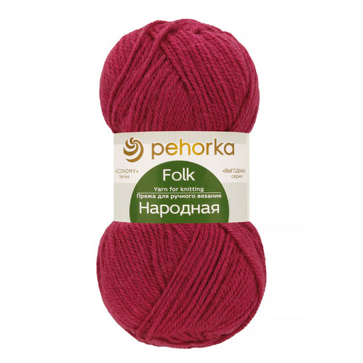 Пряжа Пехорская ПТ "Народная" Шерсть-30%, Акрил-70% 5 шт. х 100 г 220 м ± 13 м