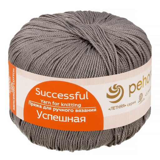 Пряжа Пехорская ПТ "Успешная" 100% мерсеризованный хлопок 10 шт. х 50 г 220 м