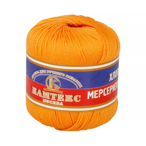 Пряжа Камтекс КТ "Хлопок мерсериз" 100% хлопок 10 шт. х 50 г 200 м