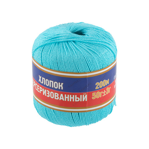 Пряжа Камтекс КТ "Хлопок мерсериз" 100% хлопок 10 шт. х 50 г 200 м