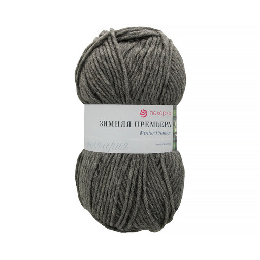 Пряжа Пехорская ПТ "Зимняя премьера" 50% мериносовая шерсть, 50% акрил 10 шт. х 100 г 150 м ± 8 м