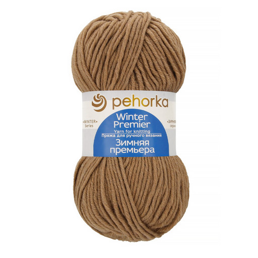Пряжа Пехорская ПТ "Зимняя премьера" 50% мериносовая шерсть, 50% акрил 10 шт. х 100 г 150 м ± 8 м