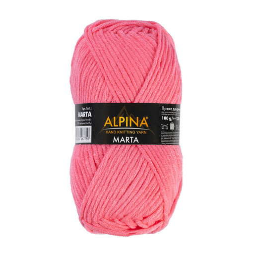 Пряжа ALPINA "MARTA" 100% тактифил 5 шт. х 100 г 120 м ± 6 м