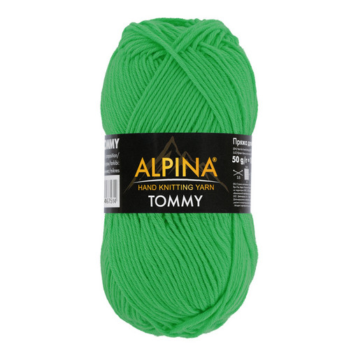 Пряжа ALPINA "TOMMY" 100% микнес 10 шт. х 50 г 130 м ± 10 м