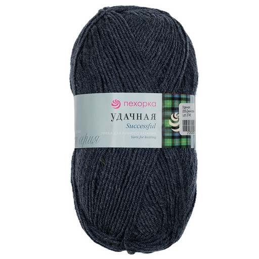 Пряжа Пехорская ПТ "Удачная" 50% шерсть, 50% акрил 5 шт. х 100 г 250 м ± 29 м