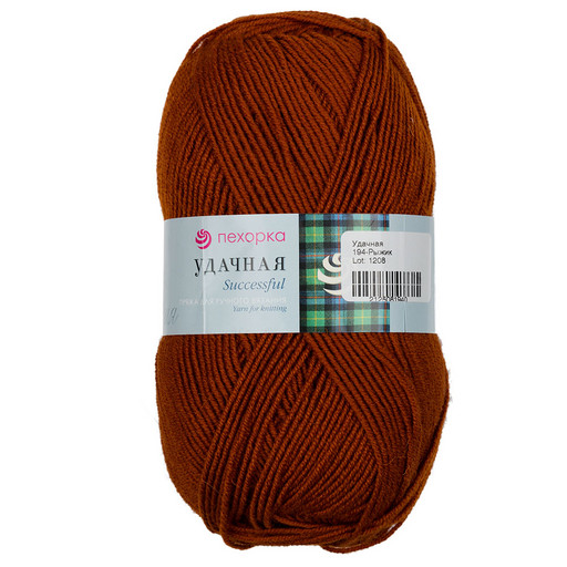 Пряжа Пехорская ПТ "Удачная" 50% шерсть, 50% акрил 5 шт. х 100 г 250 м ± 29 м