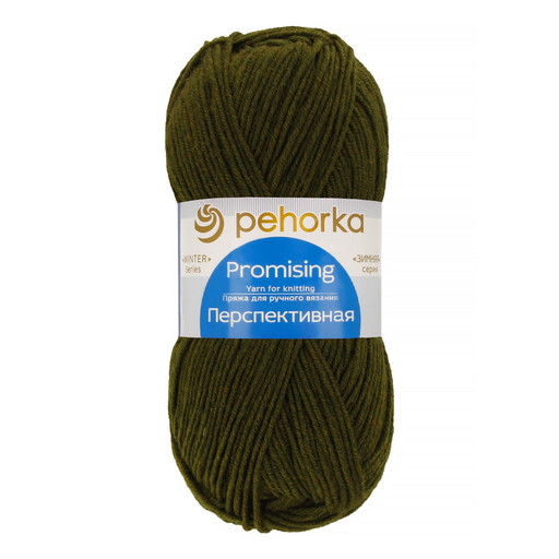 Пряжа Пехорская ПТ "Перспективная" 50% мериносовая шерсть, 50% акрил 5 шт. х 100 г 270 м ± 16 м