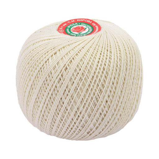 Пряжа СПБ "Роза" 100% мерсеризованный хлопок 6 шт. х 50 г 330 м