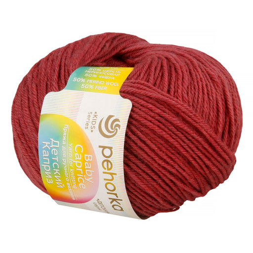 Пряжа Пехорская ПТ "Детский каприз" 50% мериносовая шерсть, 50% микрофибра 10 шт. х 50 г 225 м