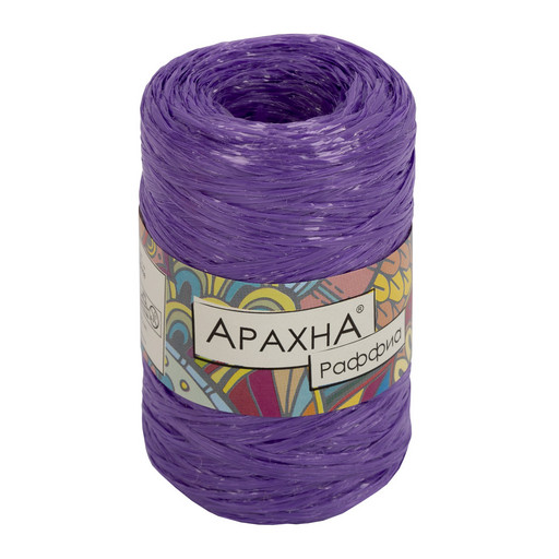 Пряжа ARACHNA "Raffia" 100% полипропилен 5 шт. х 50 г ± 10 г 200 м ± 12 м