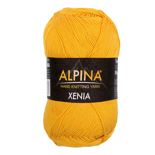 Пряжа ALPINA "XENIA" 2 100% мерсеризованный хлопок 10 шт. х 50 г 240 м ± 10 м