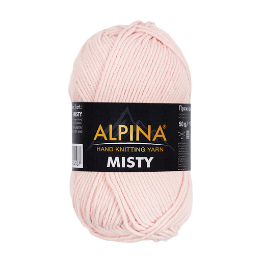 Пряжа ALPINA "MISTY" 70% хлопок, 30% шерсть 10 шт. х 50 г 105 м ± 5 м