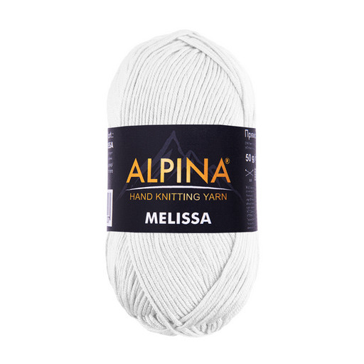 Пряжа ALPINA "MELISSA" 95% вискоза, 5% кашемир 10 шт. х 50 г 125 м ± 6 м