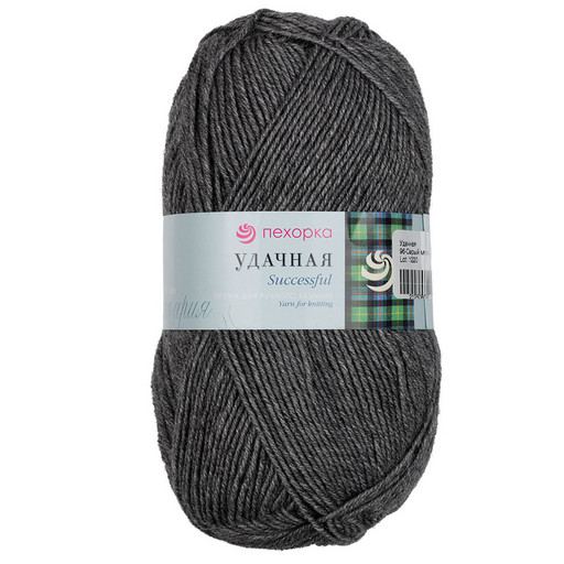 Пряжа Пехорская ПТ "Удачная" 50% шерсть, 50% акрил 5 шт. х 100 г 250 м ± 29 м