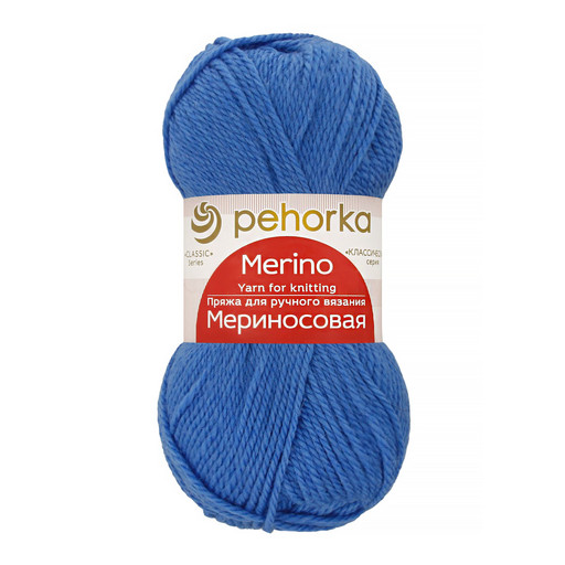 Пряжа Пехорская ПТ "Мериносовая" 50% мериносовая шерсть, 50% акрил 10 шт. х 100 г 200 м ± 12 м