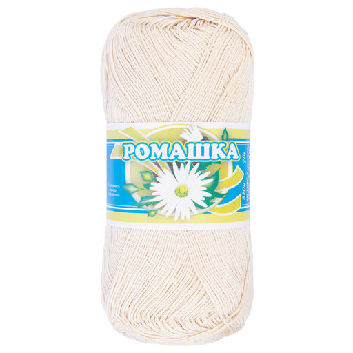 Пряжа СПБ "Ромашка" 100% мерсеризованный хлопок 4 шт. х 75 г 320 м