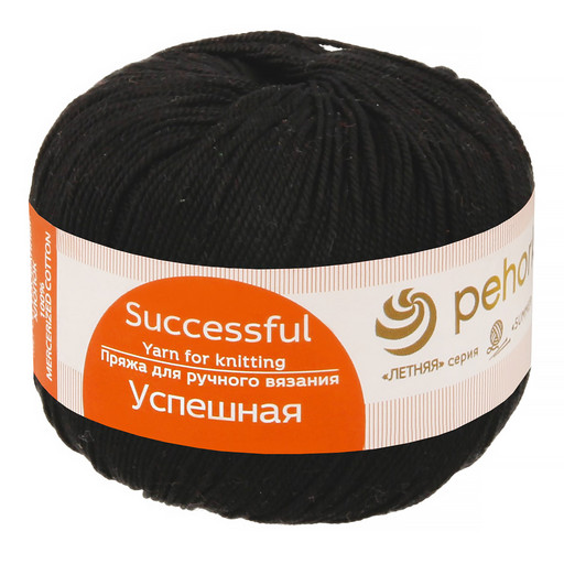 Пряжа Пехорская ПТ "Успешная" 100% мерсеризованный хлопок 10 шт. х 50 г 220 м