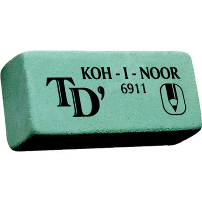"KOH-I-NOOR Hardtmuth" Ластик для мягких ч/г карандашей 6911/20 20 шт. 6911020005KD