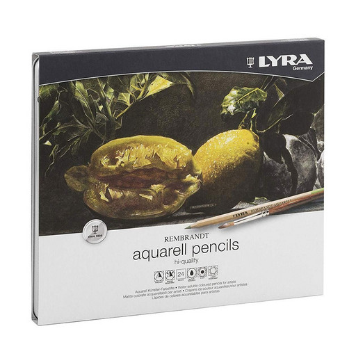 "LYRA" Набор цветных акварельных карандашей Rembrandt заточенный 24 цв. L2011240