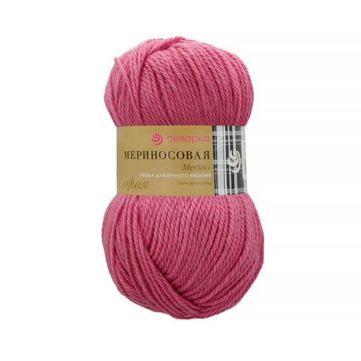 Пряжа Пехорская ПТ "Мериносовая" 50% мериносовая шерсть, 50% акрил 10 шт. х 100 г 200 м ± 12 м