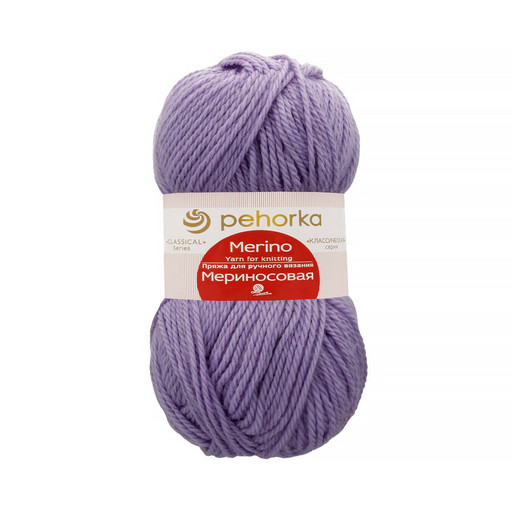 Пряжа Пехорская ПТ "Мериносовая" 50% мериносовая шерсть, 50% акрил 10 шт. х 100 г 200 м ± 12 м