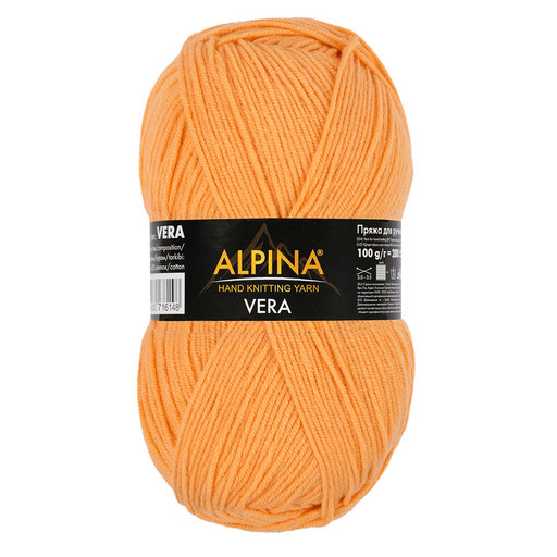 Пряжа ALPINA "VERA" 55% акрил, 45% хлопок 5 шт. х 100 г 280 м ± 15 м