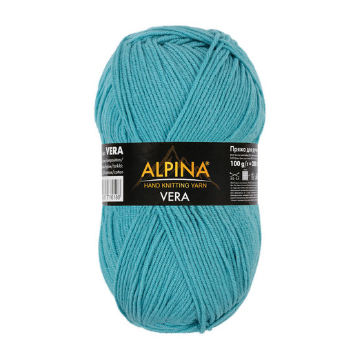 Пряжа ALPINA "VERA" 55% акрил, 45% хлопок 5 шт. х 100 г 280 м ± 15 м