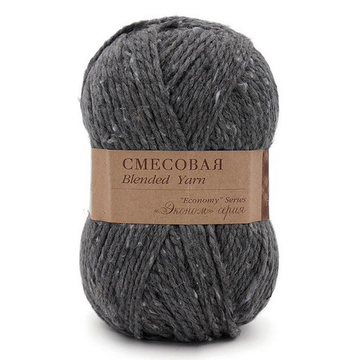 Пряжа Пехорская ПТ "Смесовая" 70% акрил, 30% шерсть 5 шт. х 200 г 200 м