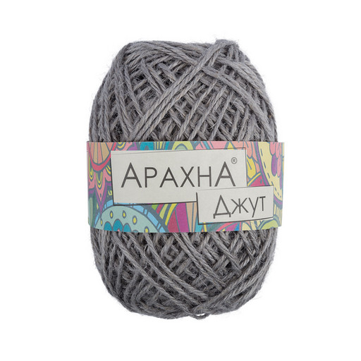 Пряжа ARACHNA "Jute" 100% джут 5 шт. х 100 г ± 10 г 90 м ± 5 м