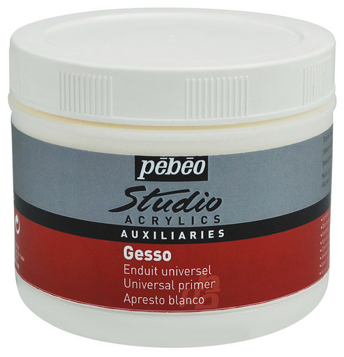 "PEBEO" Грунт акриловый Gesso Studio 500 мл 524100