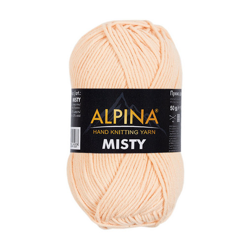 Пряжа ALPINA "MISTY" 70% хлопок, 30% шерсть 10 шт. х 50 г 105 м ± 5 м