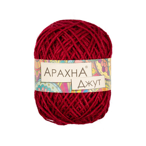 Пряжа ARACHNA "Jute" 100% джут 5 шт. х 100 г ± 10 г 90 м ± 5 м