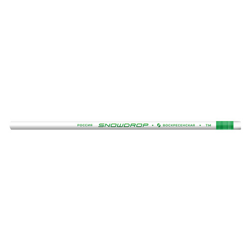 "ВКФ" "Snowdrop" 1-963 Карандаш графитный с ластиком незаточенный ТМ (HB) 84 шт.