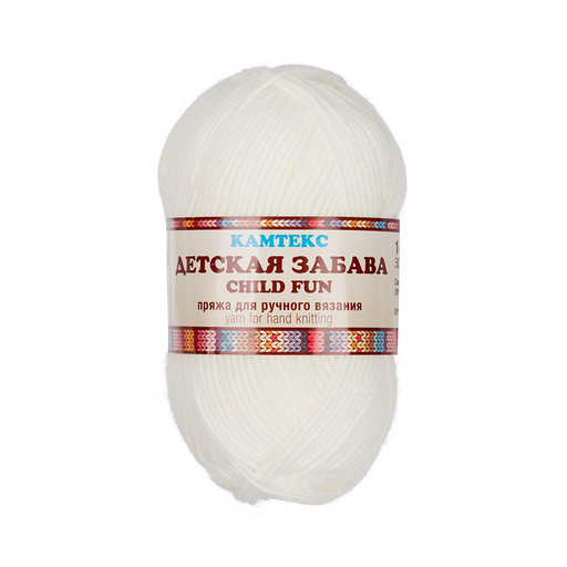 Пряжа Камтекс КТ "Детская забава" 80% акрил, 20% микрофибра 10 шт. х 50 г 140 м