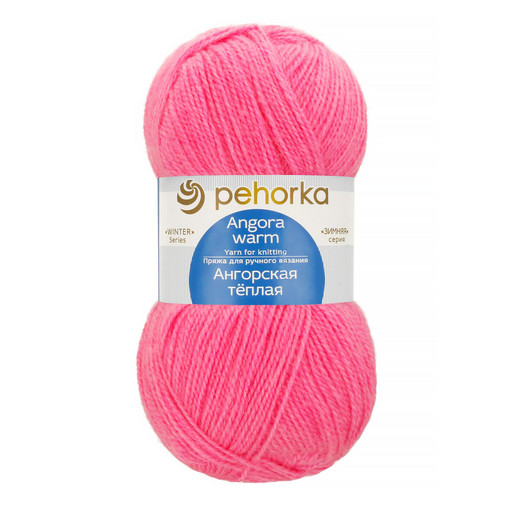 Пряжа Пехорская ПТ "Ангорская теплая" 60% акрил, 40% шерсть 5 шт. х 100 г 480 м ± 29 м