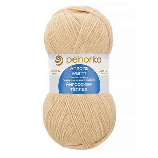 Пряжа Пехорская ПТ "Ангорская теплая" 60% акрил, 40% шерсть 5 шт. х 100 г 480 м ± 29 м