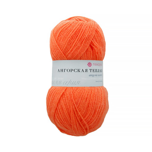 Пряжа Пехорская ПТ "Ангорская теплая" 60% акрил, 40% шерсть 5 шт. х 100 г 480 м ± 29 м