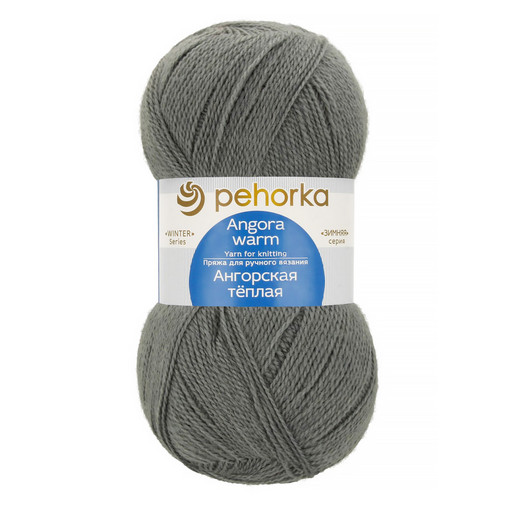Пряжа Пехорская ПТ "Ангорская теплая" 60% акрил, 40% шерсть 5 шт. х 100 г 480 м ± 29 м