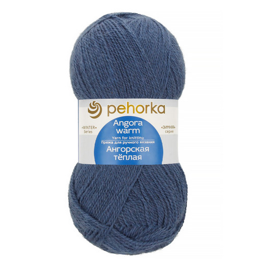Пряжа Пехорская ПТ "Ангорская теплая" 60% акрил, 40% шерсть 5 шт. х 100 г 480 м ± 29 м
