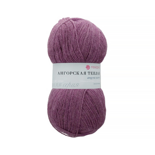 Пряжа Пехорская ПТ "Ангорская теплая" 60% акрил, 40% шерсть 5 шт. х 100 г 480 м ± 29 м