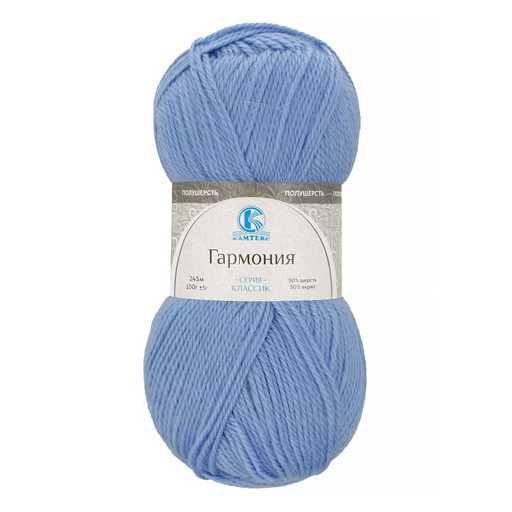 Пряжа Камтекс КТ "Гармония" 50% шерсть, 50% акрил 5 шт. х 100 г 245 м