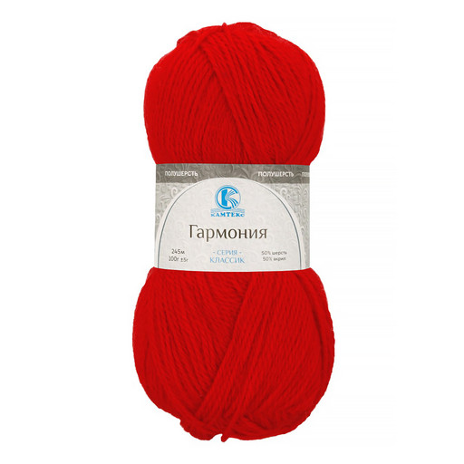 Пряжа Камтекс КТ "Гармония" 50% шерсть, 50% акрил 5 шт. х 100 г 245 м