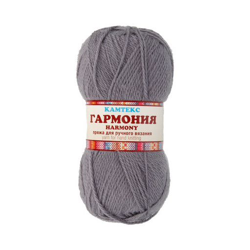 Пряжа Камтекс КТ "Гармония" 50% шерсть, 50% акрил 5 шт. х 100 г 245 м