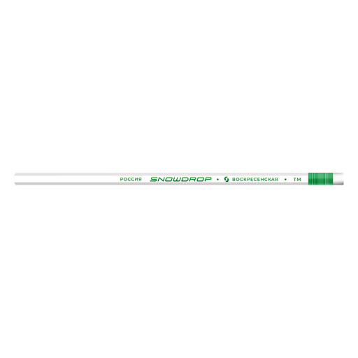 "ВКФ" "Snowdrop" 1-964 Карандаш графитный с ластиком незаточенный ТМ (HB) 84 шт.