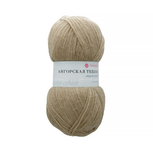 Пряжа Пехорская ПТ "Ангорская теплая" 60% акрил, 40% шерсть 5 шт. х 100 г 480 м ± 29 м