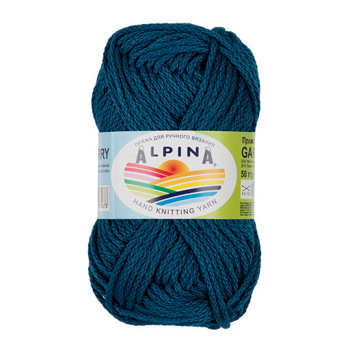 Пряжа ALPINA "GARRY" 100% мерсеризованный хлопок 10 шт. х 50 г 50 м ± 2 м