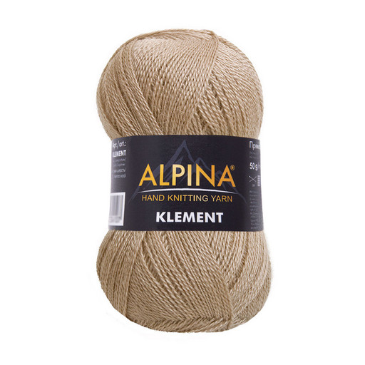 Пряжа ALPINA "KLEMENT" 80% альпака, 20% мериносовая шерсть 4 шт. х 50 г 300 м ± 10 м