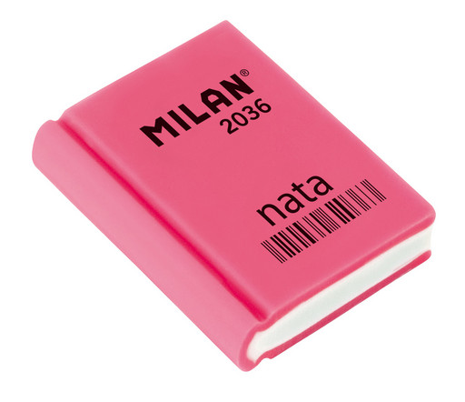 "Milan" Ластик nata 2036 в форме книжки 3.9х2.9х0.9 см 36 шт. CPM2036 ассорти