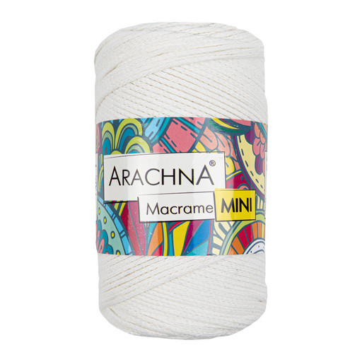 Пряжа ARACHNA "Macrame Mini" 80% хлопок, 20% полиэстер 4 шт. х 250 г ± 10 г 200 м ± 20 м
