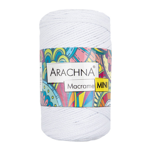 Пряжа ARACHNA "Macrame Mini" 80% хлопок, 20% полиэстер 4 шт. х 250 г ± 10 г 200 м ± 20 м